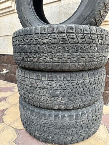 диски хром: Шины 275 / 65 / R 17, Зима, Б/у, Комплект, Япония, Bridgestone