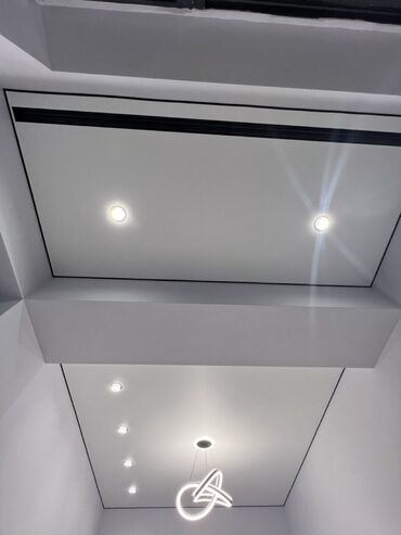 Натяжной потолок: Натяжной потолок Матовое, 3D потолки, Глянцевое Монтаж, Гарантия, Бесплатная консультация — 14