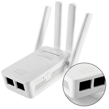 Modemi, ruteri i mrežni uređaji: Wifi pojačivač, ruter, repetitor sa 4 antene Osnovna funkcija ovog — 2