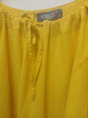 versace helanke: Žuta haljina KEKO design - Brend: KEKO design - Veličina na etiketi — 1