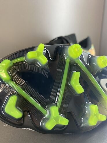 Бутсы: Футбольные бутсы Nike Phantom с серым вязаным верхом и яркими — 8