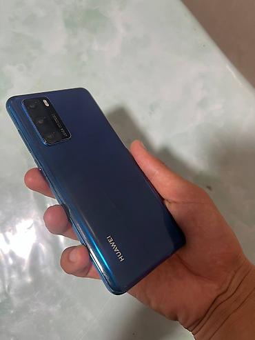 poco s55: Huawei P40 4G, Б/у, 128 ГБ, цвет - Синий — 2