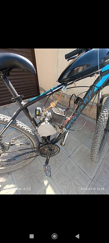 Mopedlər,skuterlər: Benzin mühərrikli velosiped - Çərçivə: təzə alınmış START brendli dağ — 1
