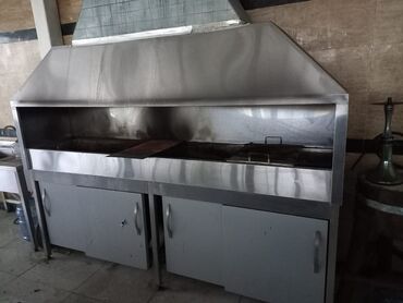 Avtoservis avadanlıqları: Boyuk Restoranlar ucun. Nej manqal alti şkafli Eni 60 sm.uzun 2.40.sm