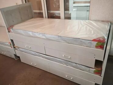 Односпальные кровати: Односпальная кровать, Новый, С матрасом, длина - 205 см — 10