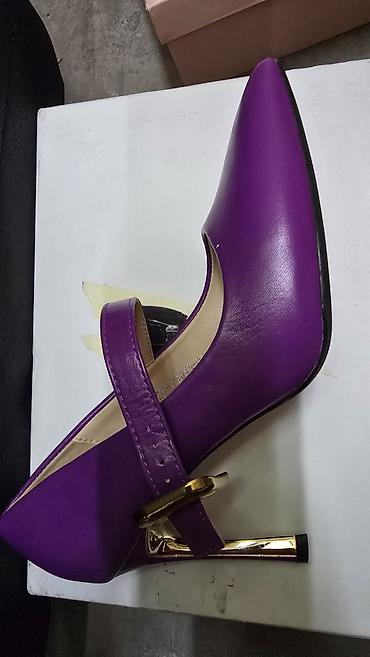 obuca maras: Ženske elegantne štikle u ljubičastoj boji - Model: salonke sa — 3
