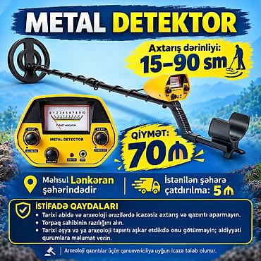 ucuz tavalar: Metal detektoru. Hər növ metal tapır. Dərinik metalın ölçüsündən və — 1