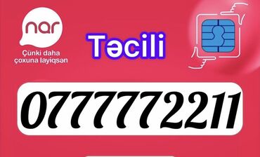 vip nar nömreler: Nar operatörünün “qızıl” nömrəsi: 077 777 22 11 - Daşınan və yadda