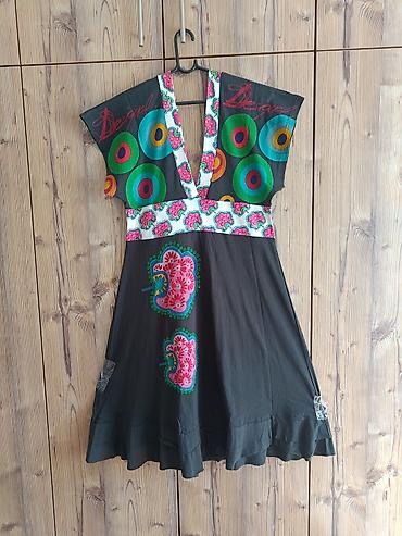 kaputi pull and bear: Haljina Desigual, ženska - Veličina: XL (etiketa) - Sastav: 100% — 2