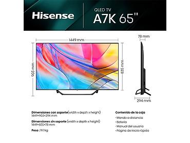 Телевизоры: Телевизор акция Hisense QLED TV 65A7KQ Технология квантовых точек — 2