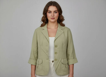 reserwet kurtki: Women`s jeans jacket, size XL