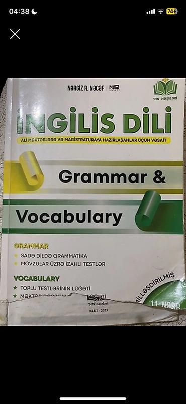 Məhsul: “İngilis Dili – Grammar & Vocabulary” (Nərgiz R. Nəcəf lalafo.az -da Məhsul: “İngilis Dili – Grammar & Vocabulary” (Nərgiz R. Nəcəf