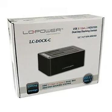 Doking stanice: LC-Power LC-DOCK-C – USB 3.1 Gen 2 Type‑C dvostruka docking stanica za — 15