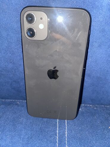 телик бу: IPhone 11, Б/у, 128 ГБ, Черный