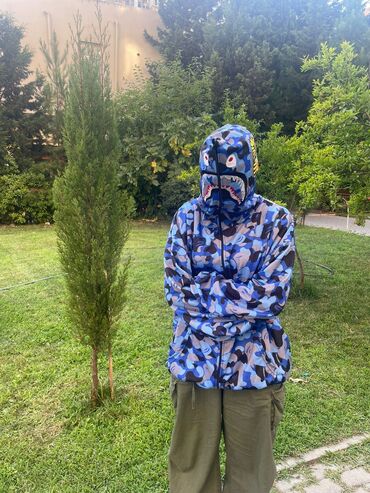 bape: Gödəkçə S (EU 36), rəng - Göy