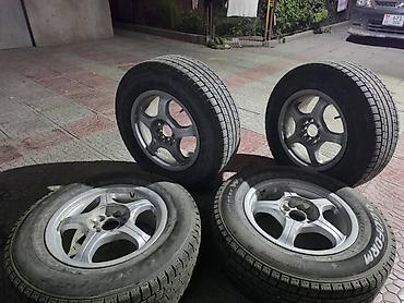 Шиналар жана дисктер: Дөңгөлөктөр монтажда 205 / 70 / R 15, Кыш, Колдонулган, Комплект, Куйма — 6