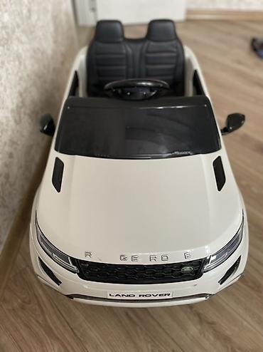 oturacagi: Uşaq elektro avtomobili – Land Rover Range Rover Evoque stili, ağ rəng — 3