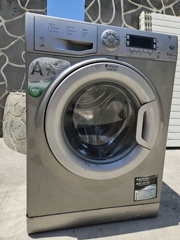 masin ucun soyuducu: Стиральная машина Hotpoint Ariston, 7 кг, Б/у, Автомат, Есть сушка, Нет кредита, Самовывоз