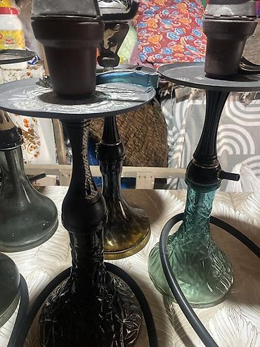 xına xonçasında nə olur: Nargilə dəstləri – müxtəlif modellər və rənglər Təsvir: - Şüşə — 1