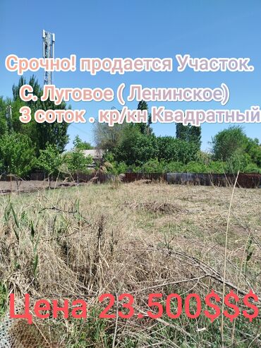 участок по первой линии: 3 соток, Для строительства, Красная книга, Договор купли-продажи
