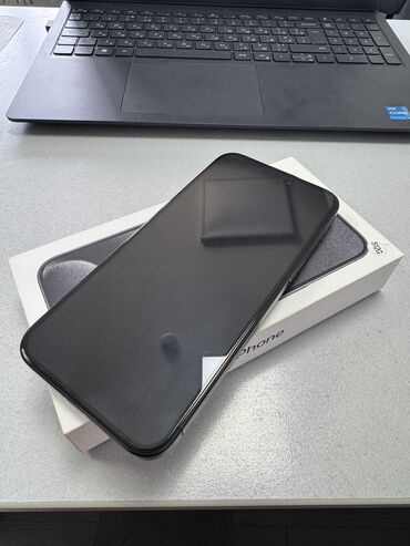 телефоны не дорого: IPhone 15 Pro Max, Колдонулган, 512 ГБ, Black Titanium, Заряддоочу түзүлүш, Коргоочу айнек, Кабель, 88 %