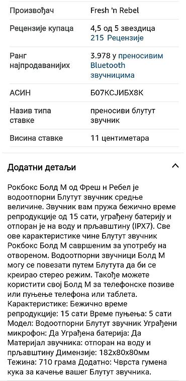 Zvučnici i stereo sistemi: ORIGINAL SVETSKI POZNATI BREND PRENOSIVIH BEŽIČNIH ZVUČNIKA!!! — 10