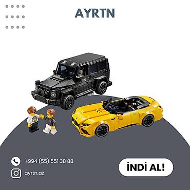 stacktrack oyuncaq dəsti: LEGO Speed Champions – Mercedes-AMG G 63 & Mercedes-AMG SL 63 — 2