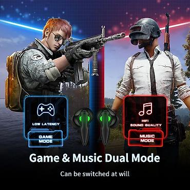 Qulaqcıqlar: RECCI HELMET REP-W48 – Wireless Gaming Earbuds - Bluetooth 5.3 – — 5