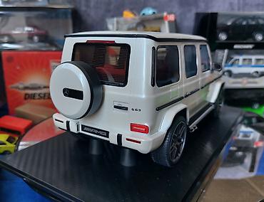 Avtomobil modelləri: Коллекционная модель Mercedes-Benz G63 W463 white 2019 GT Spirit — 12