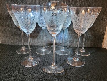Čaše: Case Rosenthal kristal za vino,rucni rad 70te.godine Nemacka. Case — 9