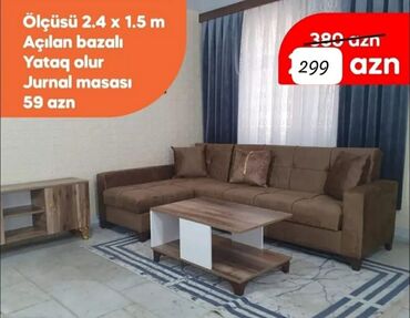 Divanlar: Künc divan, Yeni, Açılan, Bazalı, Parça, Şəhərdaxili pulsuz çatdırılma — 6