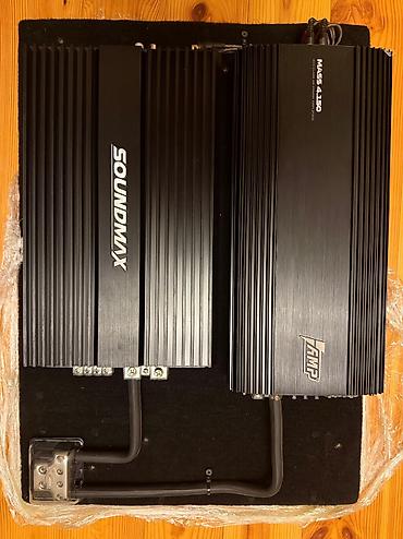 deaf bonce: Monoblok - Soundmax SX-3000.1D Usilitel - AMP MASS 4.150 Sabvufer - — 2