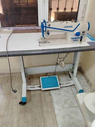 Tikiş maşınları: JASS sənaye tikiş maşını – stolüstü komplekt - Marka/model: JASS düz — 1