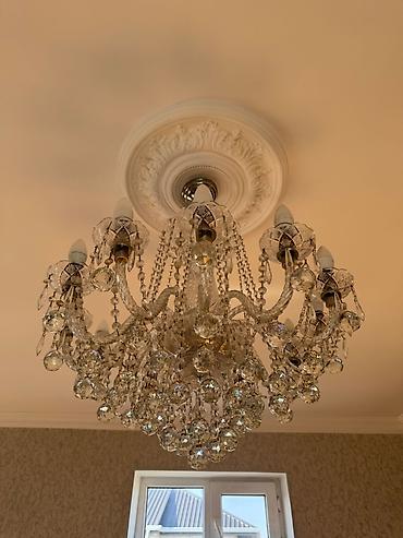 ucuz cilciraqlar: Çılçıraq, 10 və daha çox lampa, Xrustal — 1