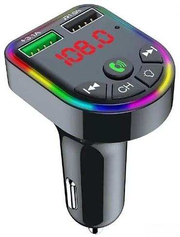 Audio oprema za auto: Gembird 3‑in‑1 Car Kit – FM transmiter, Bluetooth handsfree i dupli — 2