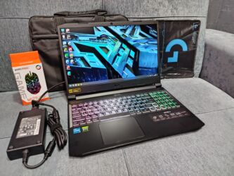 мощный игровой ноутбук дешево: Ноутбук, Acer, 16 ГБ ОЗУ, Intel Core i5, 15.6 ", Б/у, Игровой, память NVMe SSD