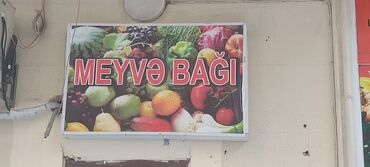 Reklam löhvələri: Meyvə üçün plakat reklam İdeal vəziyyətdədir 👍 Hər ikisi işiqlıdır ✨