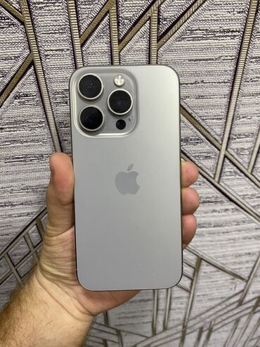айпад в баку: IPhone 15 Pro, Gümüşü, Face ID