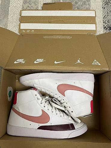 блейзеры найк: Кроссовки, 38.5, Nike, Новый, цвет - Белый, Самовывоз — 5