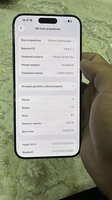 ipad 13 pro: IPhone 15 Pro Max, 256 ГБ, модель MU6R3J/A (японская версия). Цвет — — 1
