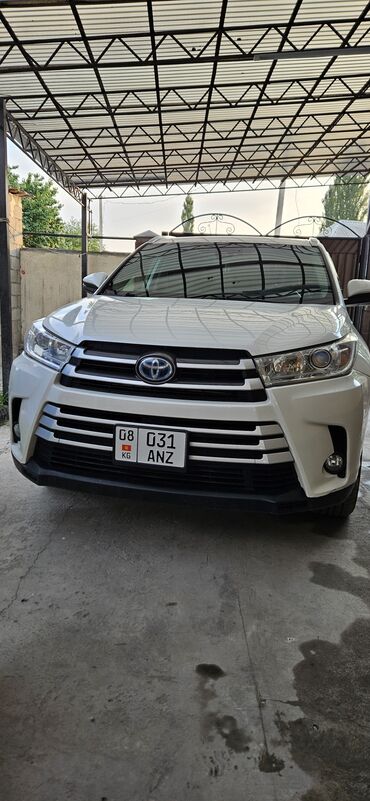 авто в рассрочку без банка без первоначального взноса в бишкеке: Toyota Highlander: 2018 г., 3.5 л, Вариатор, Гибрид, Вэн/Минивэн