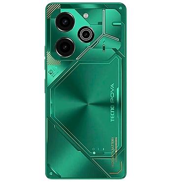 sumsung s9: Tecno Pova, Б/у, 256 ГБ, цвет - Зеленый — 1