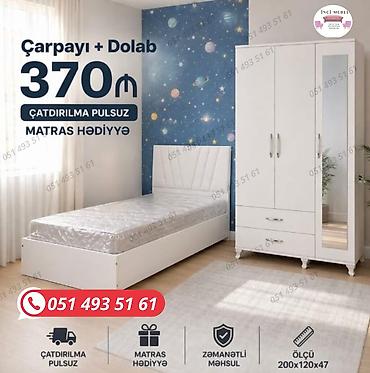 asilqan lalafo: Təknəfərlik çarpayı, Azərbaycan, Yeni — 1