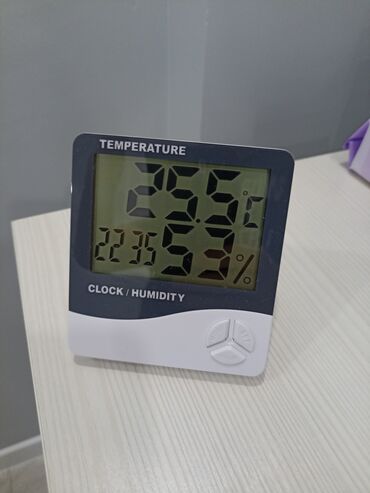 aiqura термометр: Цифровой термометр и гигрометр, показывает температуру и влажность в