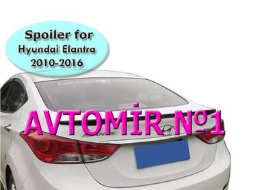 hyundai elantra disk teker: Hyundai Elantra 2010-2016 üçün spoyler 🚙🚒 Ünvana və Bölgələrə