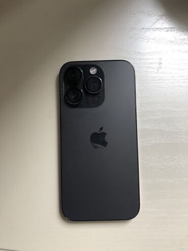Apple iPhone: IPhone 14 Pro, Б/у, 256 ГБ, Black Titanium, Чехол, 86 %