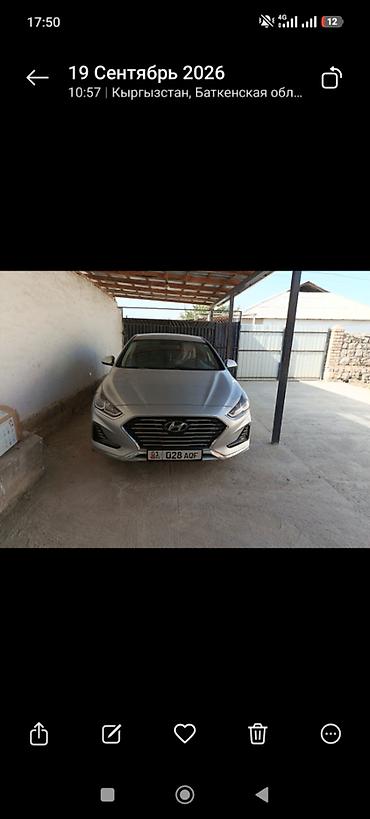 форестер 2022: Hyundai Sonata: 2018 г., Автомат, Газ, Седан — 3