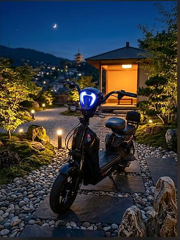 карзин: Электрический скутер (городской e-moped). в идеальном состоянии +шлем — 1