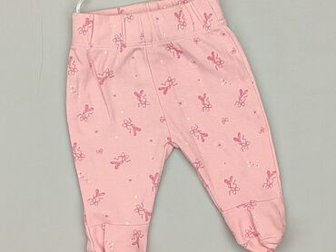 kurtki dziewczęce wiosenne: Baby material trousers, Newborn baby, 40-50 cm, C&A, condition - Very good