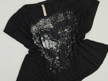 czarne t shirty zara: T-shirt, S, stan - Dobry